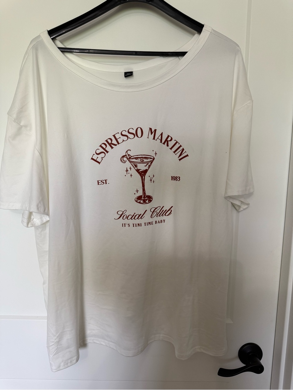 Espresso Martini Graphic Tee - White